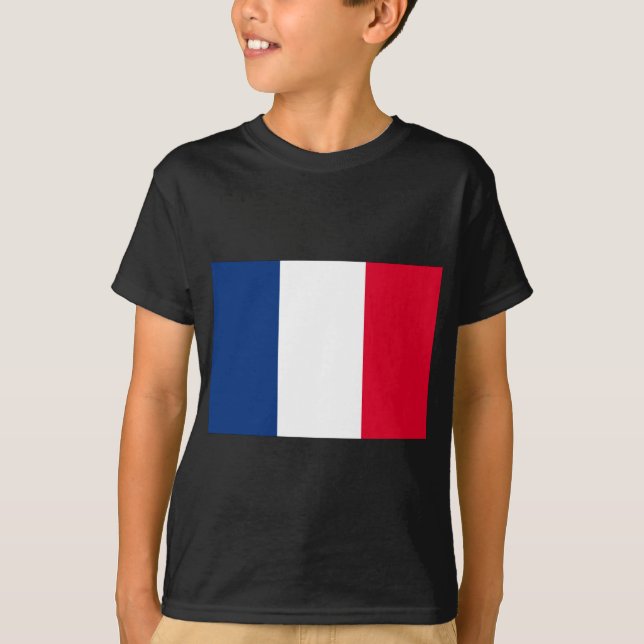 T-shirts Bandeira França (Frente)