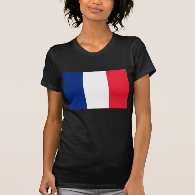 T-shirts Bandeira francesa (Frente)