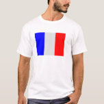 T-shirts Bandeira francesa<br><div class="desc">Bandeira de France</div>
