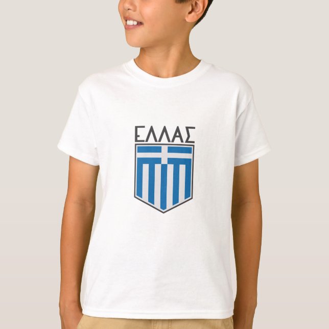 T-shirts Bandeira grega (Frente)