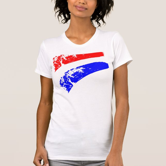 T-shirts Bandeira holandesa (Frente)