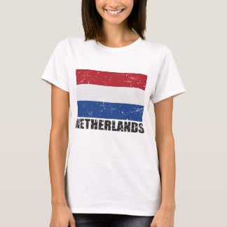 T-shirts Bandeira holandesa do vintage