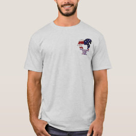 T-shirts Bandeira horse1, logotipo azul