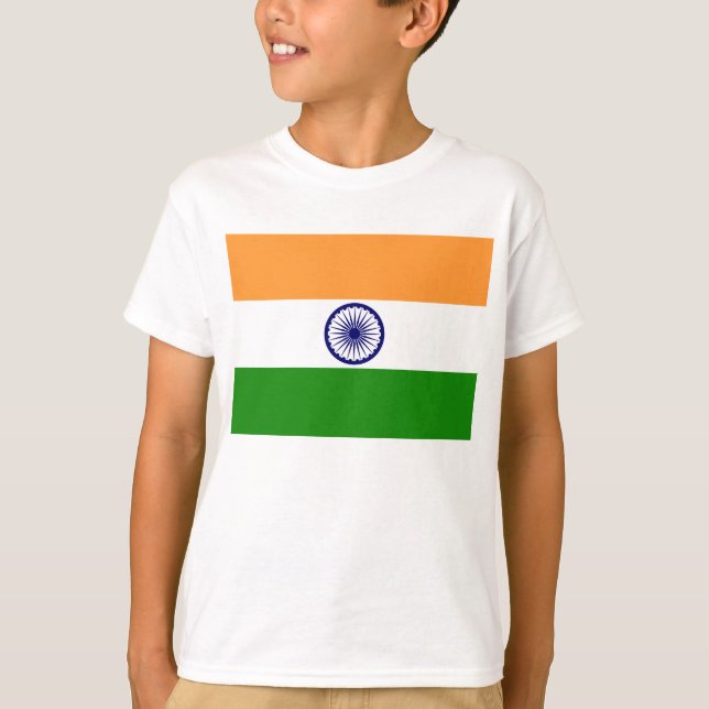 T-shirts Bandeira indiana (Frente)