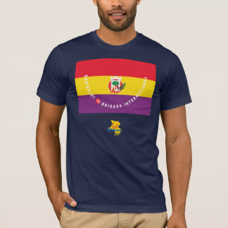 T-shirts Bandeira internacional da brigada de Garibaldi