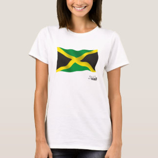 T-shirts Bandeira jamaicana de ondulação