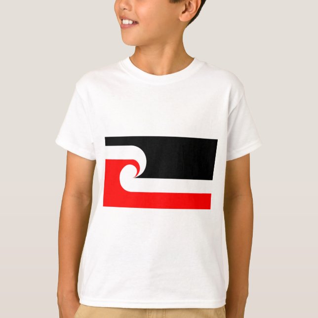 T-shirts Bandeira maori (Frente)