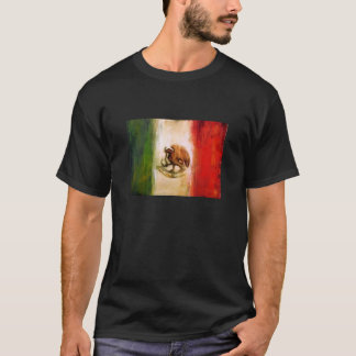 T-shirts Bandeira mexicana do vintage