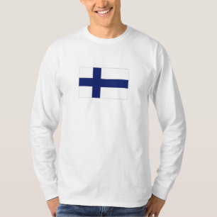 T-shirts Bandeira nacional de Finlandia