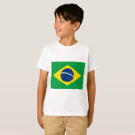 T-shirts Bandeira nacional do mundo de Brasil<br><div class="desc">Queira todos saber que você representa um determinado país? Mostre fora seu orgulho nacional com esta bandeira do produto do mundo. Este artigo indica uma bandeira do mundo que caracteriza a bandeira de Brasil. Visite o poster das bandeiras do mundo em https://www.zazzle.com/worldflagsposter para mais produtos que caracterizam bandeiras e bandeiras...</div>