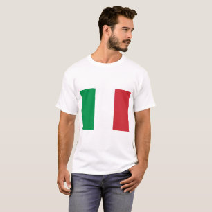 T-shirts Bandeira nacional do mundo de Italia
