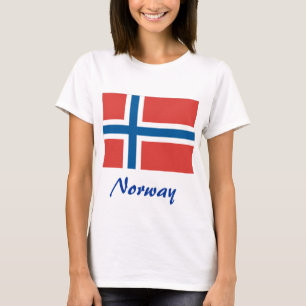 T-shirts Bandeira norueguesa