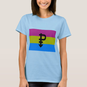 T-SHIRTS BANDEIRA PANSEXUAL OFICIAL DO ORGULHO