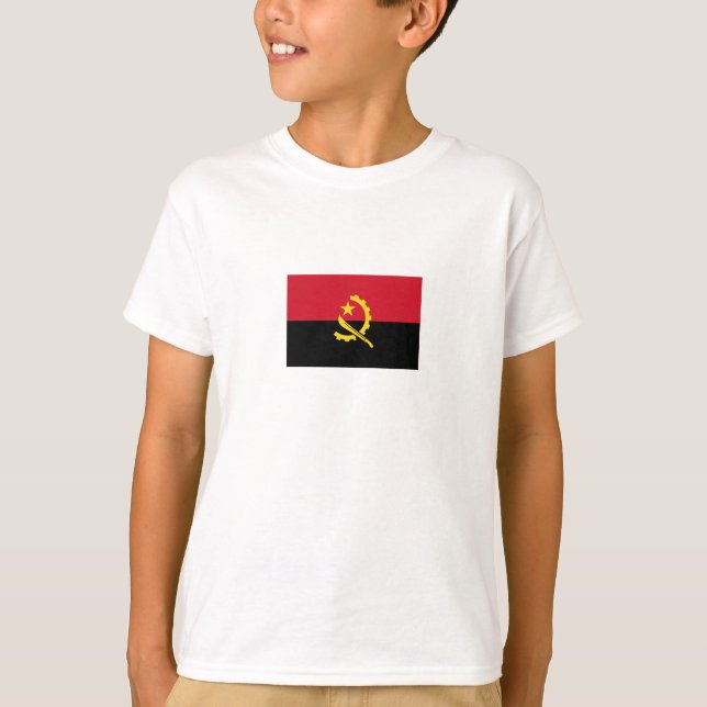 T-shirts Bandeira Patriótica Angolana (Frente)