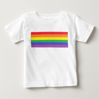 T-shirts Bandeira pintada do arco-íris