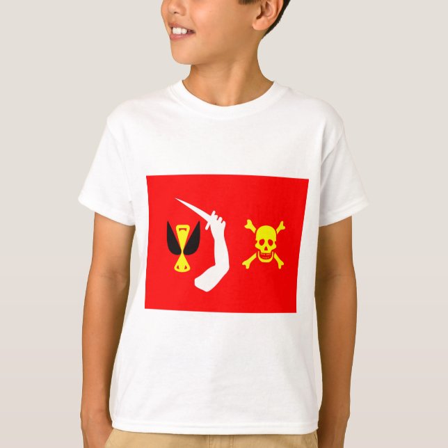T-shirts bandeira pirata Christopher Moody (Frente)