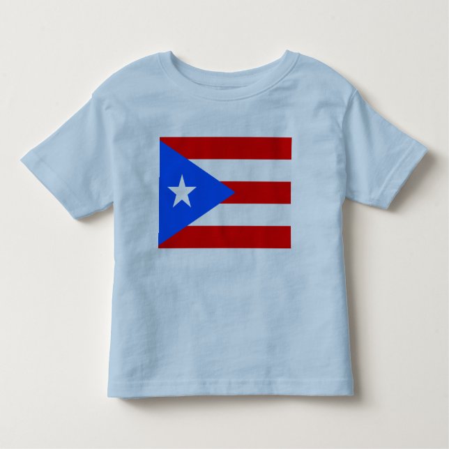 T-shirts Bandeira Porto Rico (Frente)