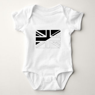 T-shirts Bandeira preto e branco de Union Jack Ingleses