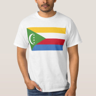 T-shirts Bandeira quilômetro de Cômoros