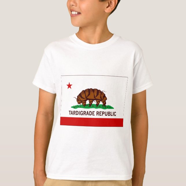T-shirts Bandeira Tardigrade da república (Frente)
