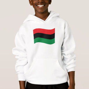 T-shirts Bandeira vermelha, preta & verde