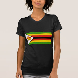T-shirts bandeira zimbabwe