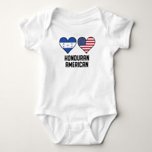 T-shirts Bandeiras americanas do coração do Honduran