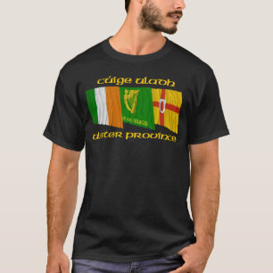 T-shirts Bandeiras de Cúige Uladh (província de Ulster)
