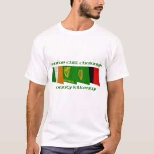 T-shirts Bandeiras de Kilkenny do condado