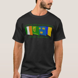 T-shirts Bandeiras de Tipperary do condado