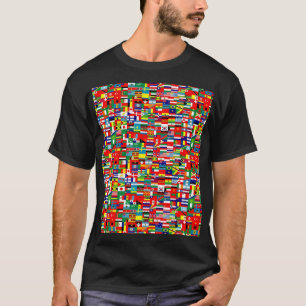 T-SHIRTS BANDEIRAS DO MUNDO