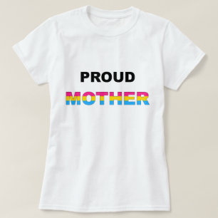 T-shirts Bandeja orgulhosa LGBT da mãe