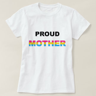 T-shirts Bandeja orgulhosa LGBT da mãe