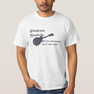 T-shirts Bandolim do Bluegrass - toda a percussão que voc