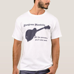 T-shirts Bandolim do Bluegrass - toda a percussão que voc