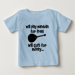 T-shirts bandolim engraçado