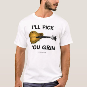 T-shirts Bandolim - eu escolherei, você sorrio