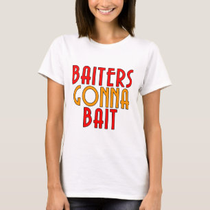 T-shirts Banheiras vão tomar banho com T-shirt, pescador en