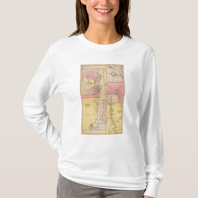 T-shirts Banho, Sagadahoc Co (Frente)