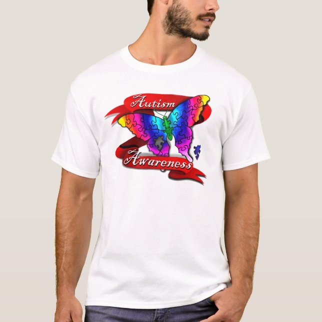 T-shirts Banner de Sensibilização Autismo (Frente)