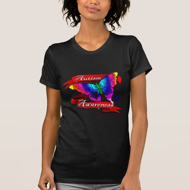 T-shirts Banner de Sensibilização Autismo (Frente)