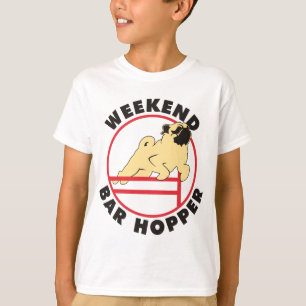 T-shirts BAR da agilidade CS398 do Pug