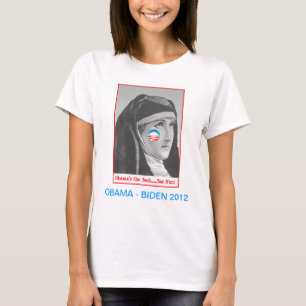 T-shirts Bar "freira" para Obama