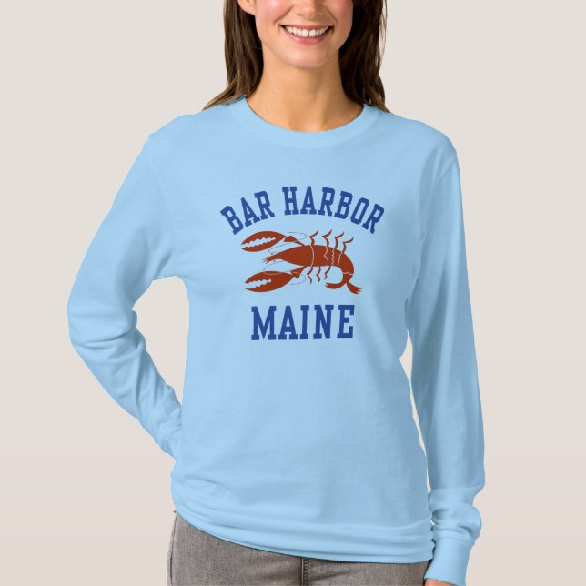 T-shirts Bar Harbour Maine (Frente)