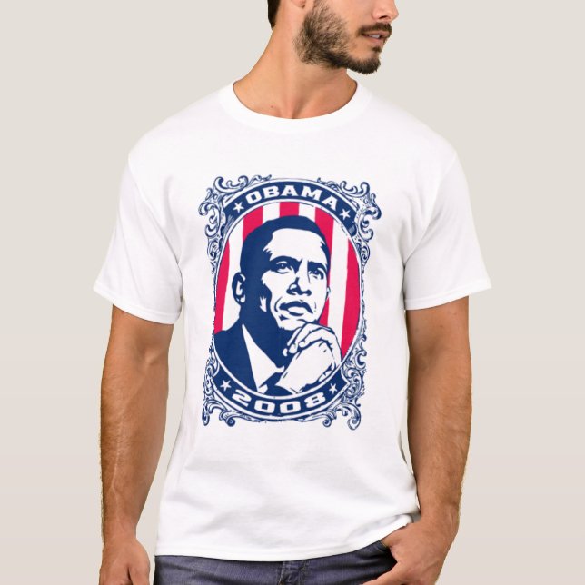 T-shirts Barack Obama 2008 (Frente)