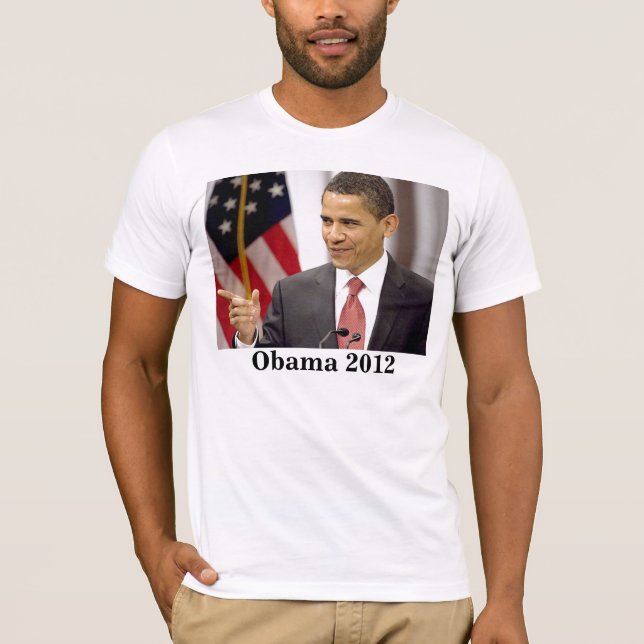 T-shirts Barack Obama 2012 (Frente)