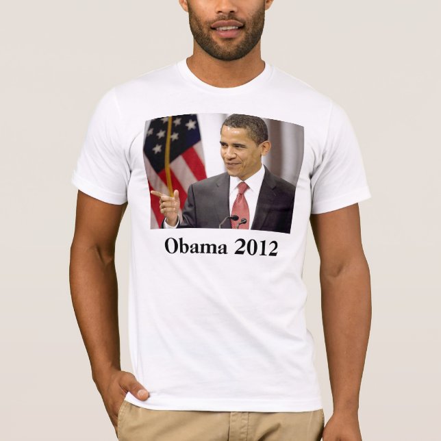T-shirts Barack Obama 2012 (Frente)