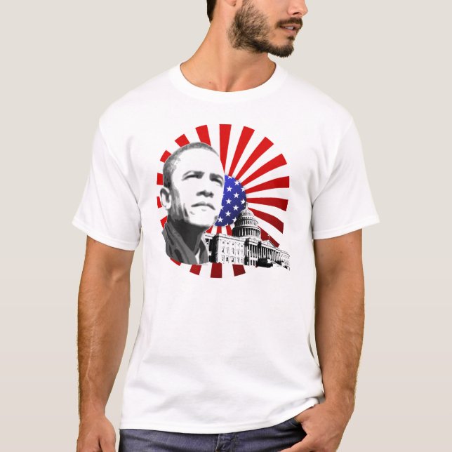 T-shirts Barack Obama - Capitólio (Frente)