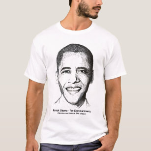 T-shirts Barack Obama dez mandamentos 2 tomou partido