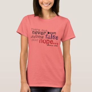 T-shirts Barack Obama - Nenhuma Esperança Falsa